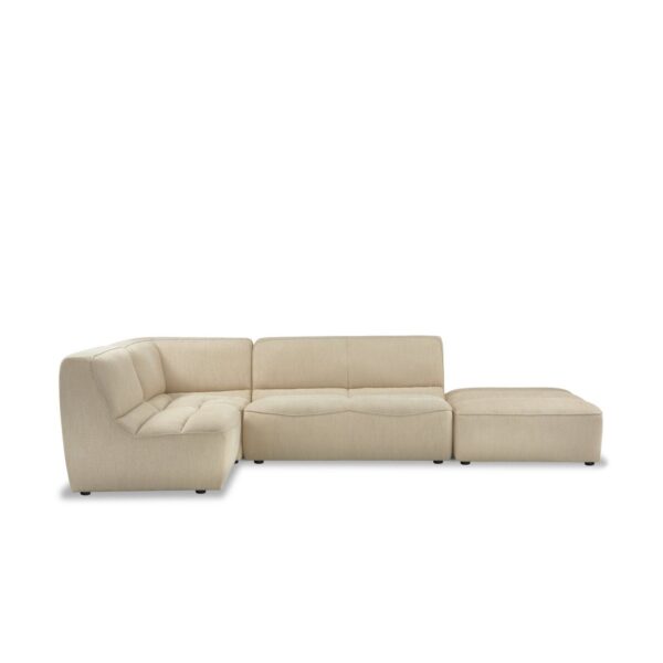 Muonist Modular Sofa (Konfiguracija: Kutni modul + Dvosjed + Tabure)