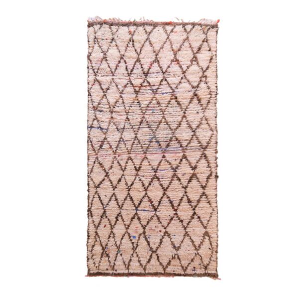 Berberski vuneni tepih – Azilal, vintage, 230 x 103 cm