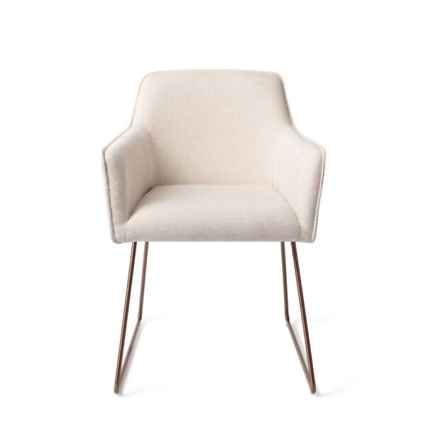 Hofu stolica sa "rose gold" metalnim postoljem (dostupna u više boja)