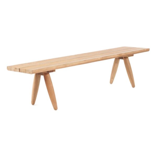 Matita klupa od recikliranog tikovog drva – 190 cm