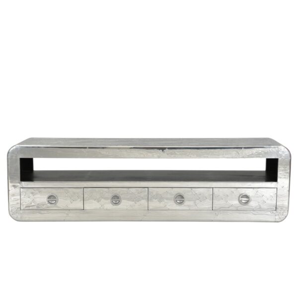 Avio aluminijski TV lowboard s 4 ladice