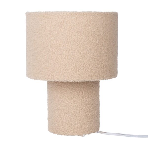 Stolna lampa “Fluffy Beige” – retro dizajn koji stvara toplinu
