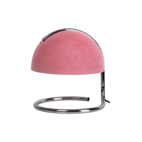 Burano stolna lampa u retro stilu – roza kromirani dizajn